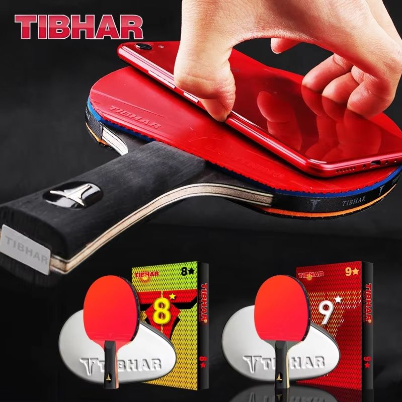 Table Tennis For Kids - TIBHAR Professional-Grade Table Tennis Rackets (6-Star/7-Star/8-Star/9-Star