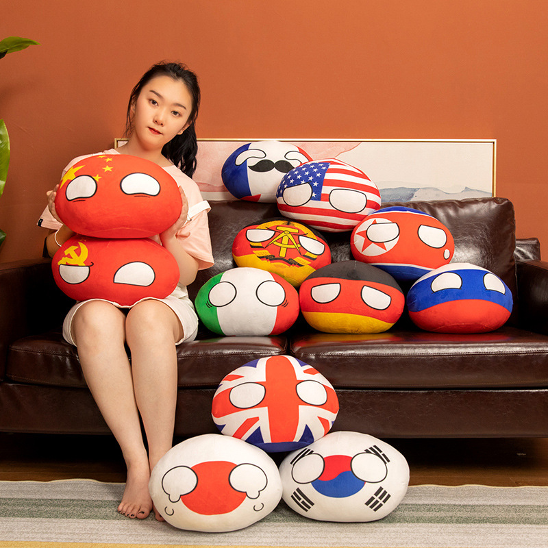 10-30cm Kawaii Polandball Plus - Table Tennis France ulasan dan harga