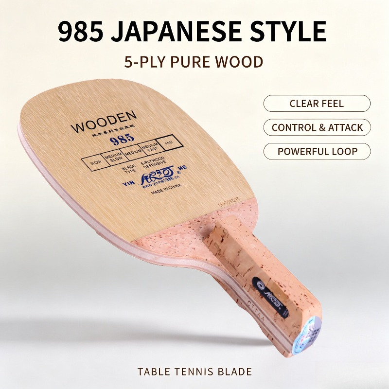 YINHE 985 Japanese Penhold Tab - Table Tennis Edge ulasan dan harga