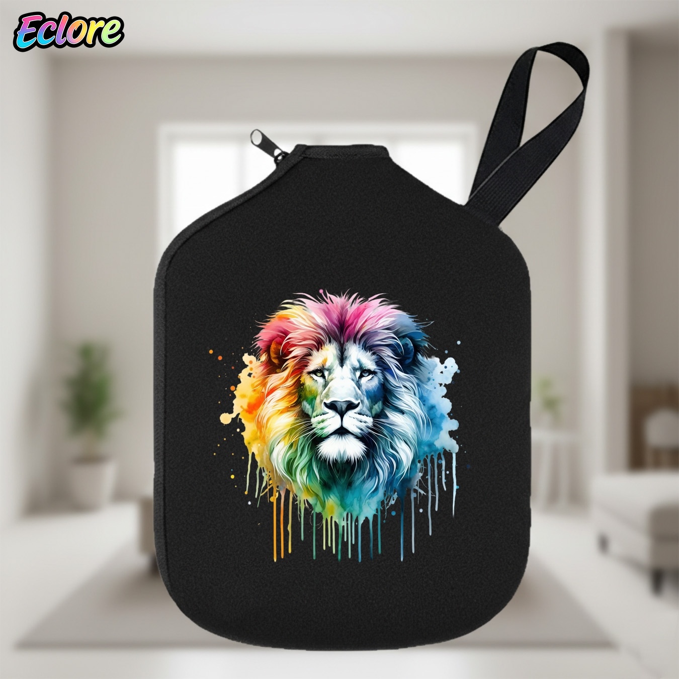 Colorful Watercolor Lion Head  - Table Tennis Games ulasan dan harga