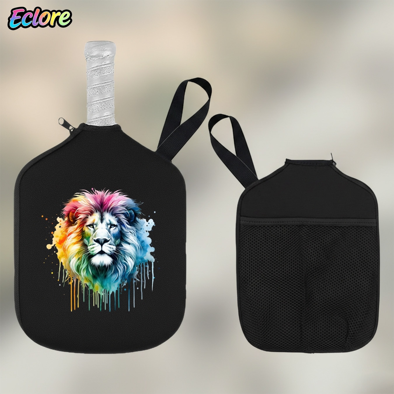 Colorful Watercolor Lion Head  - Table Tennis Games ulasan dan harga