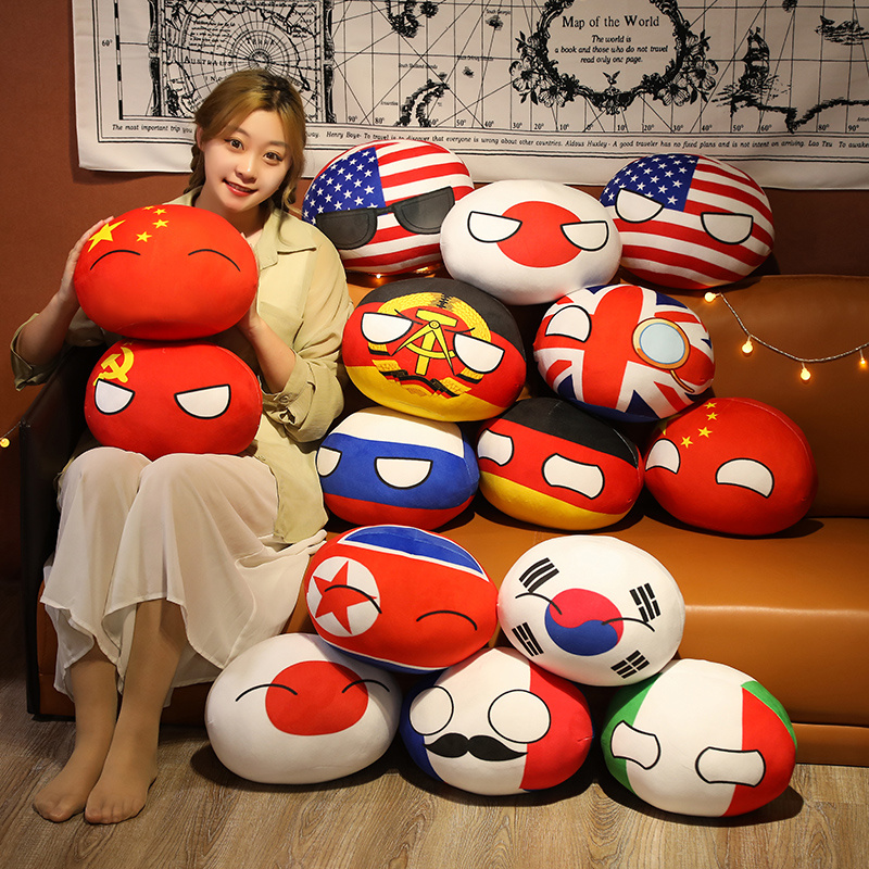 Funny 10/30/50cm Polandball Co - Table Tennis France ulasan dan harga