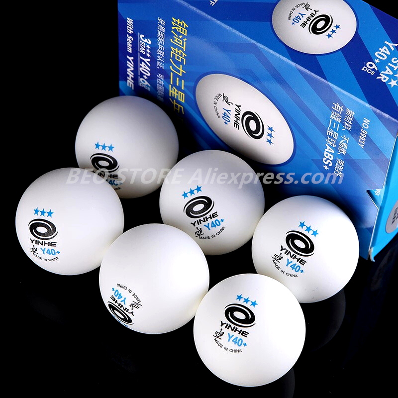 60 balls YINHE 3-star Y40+ H40 - Table Tennis Game Pc ulasan dan harga