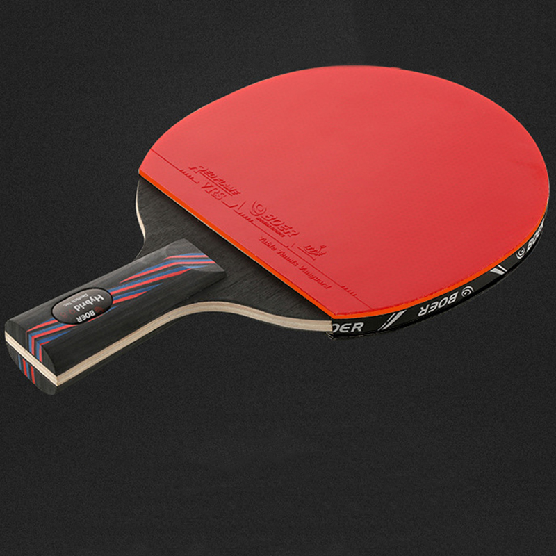 BOER 7 Layers Table Tennis Rac - Forehand Training Ball ulasan dan harga
