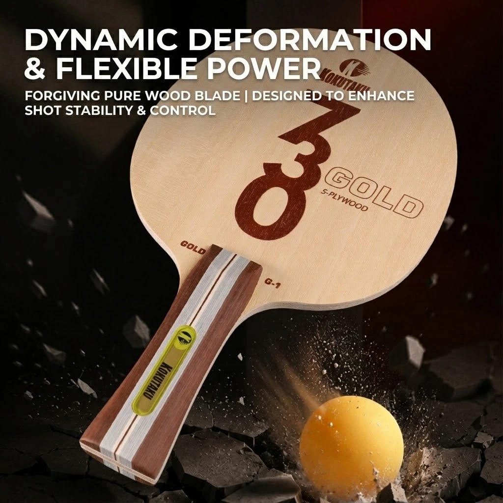 Kokutaku Table Tennis Blade FL - Table Tennis Edge ulasan dan harga