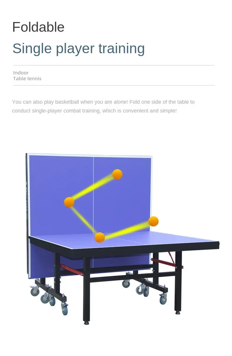 TAO Indoor mobile folding tabl - Table Tennis Folding Table ulasan dan harga