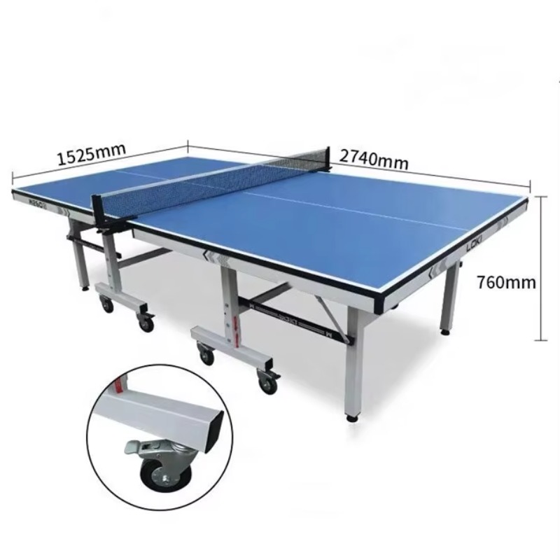 25mm Standard indoor Movble in - Table Tennis Folding Table ulasan dan harga