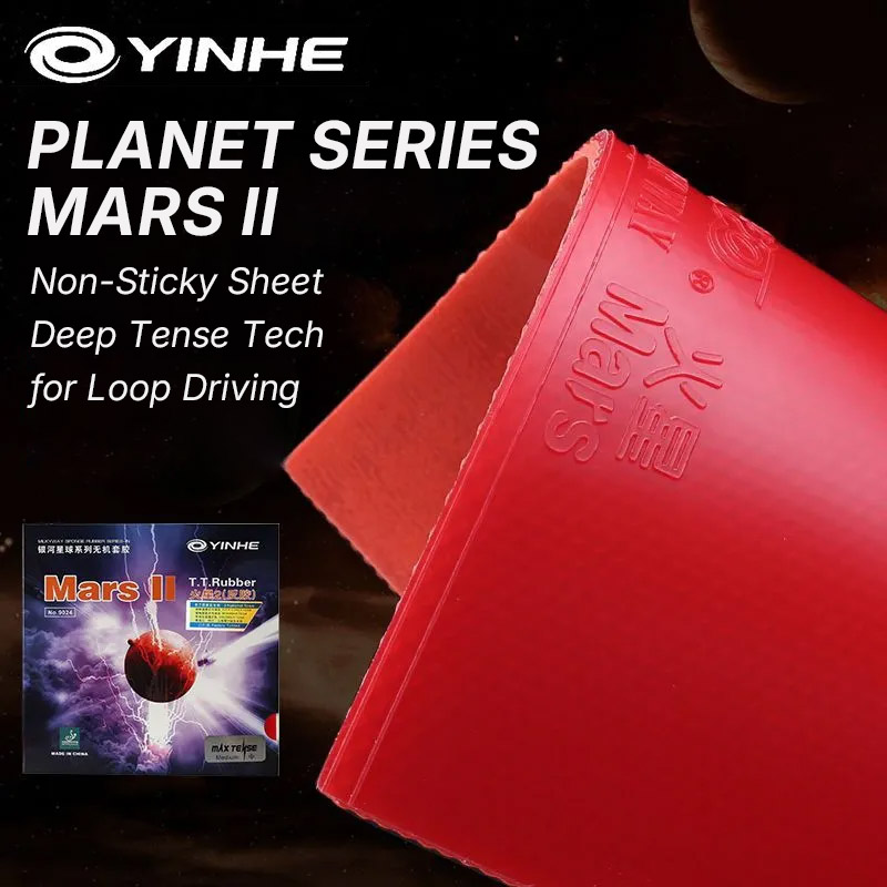 YINHE MARS 2 Table Tennis Rubb - Table Tennis Edge ulasan dan harga