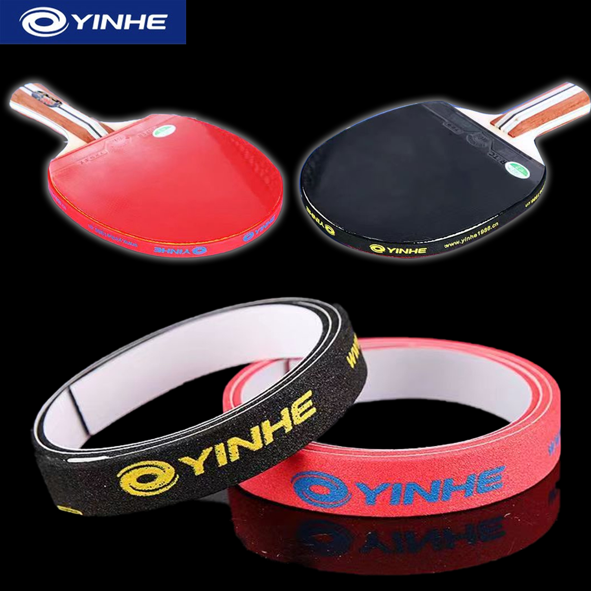 2PCS Table Tennis Racket Edge  - Table Tennis Grip Tape ulasan dan harga