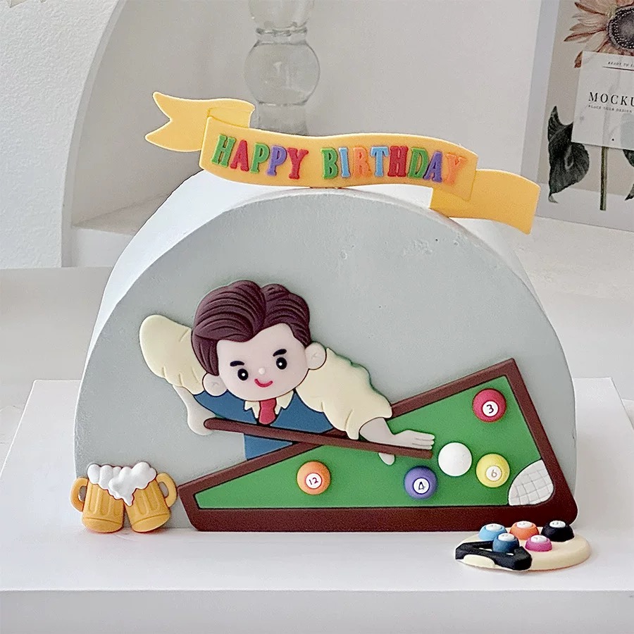 Billiard Cake Birthday Decorat - Table Tennis Games ulasan dan harga