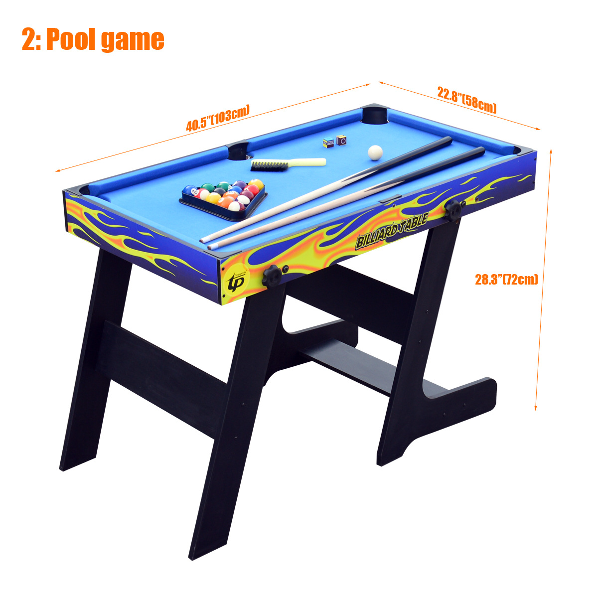 Multifunction Tennis Billiards - Table Tennis Folding Table ulasan dan harga