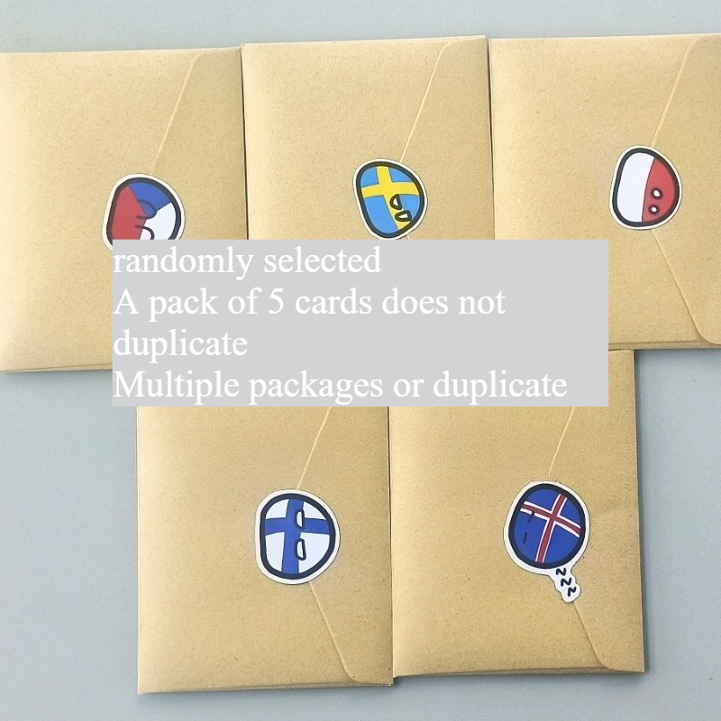 5pcs Countryballs Card Doll UK - Table Tennis France ulasan dan harga