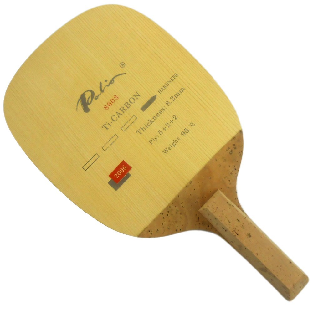 PALIO 8603 Carbon Titanium Tab - Table Tennis Padel ulasan dan harga