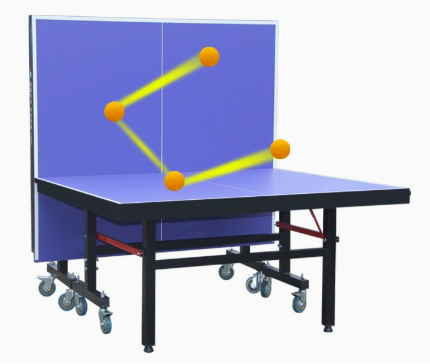Table tennis table indoor fold - Table Tennis Folding Table ulasan dan harga